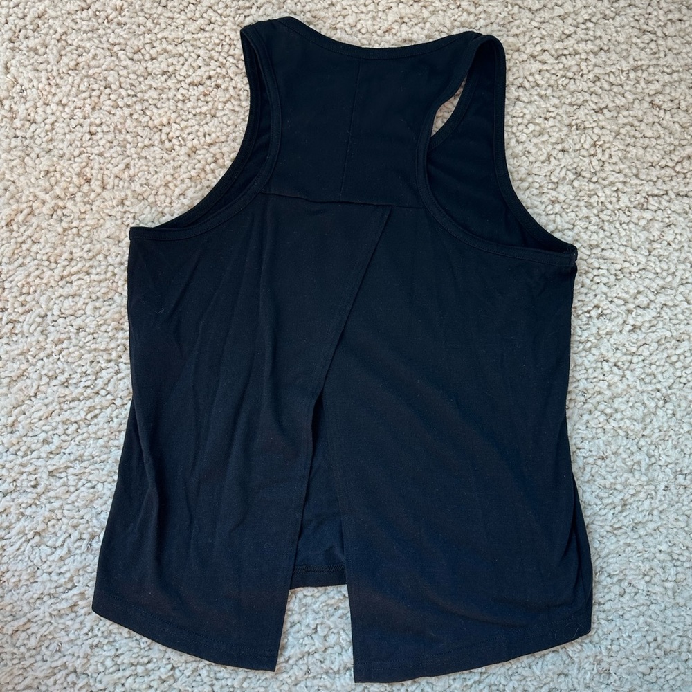 Open Back Racerback Tank Top - Picture 2 of 2